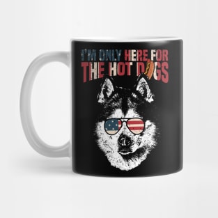 I'm only here for the hot dogs Mug